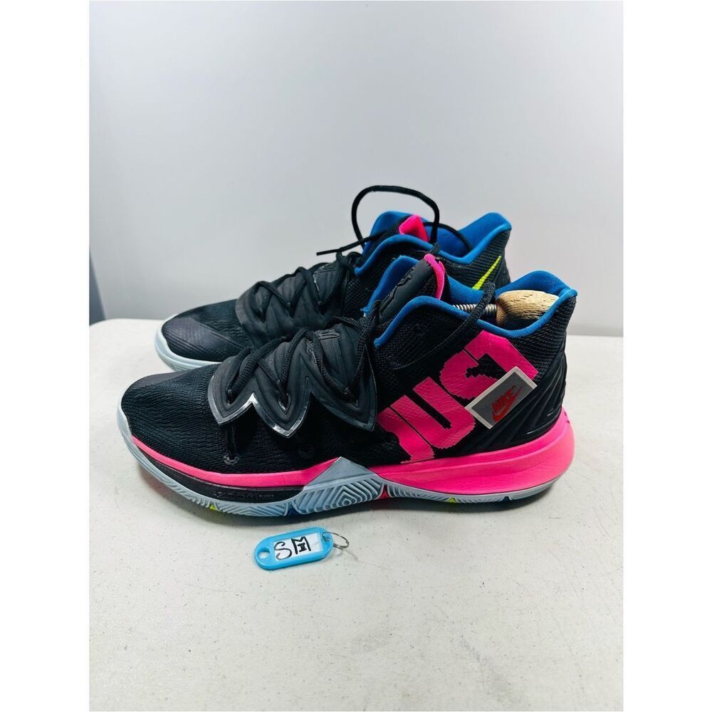 2018 Nike Kyrie 5 ‘Just Do It’ Mens Black Volt Size 12 AO2918-003